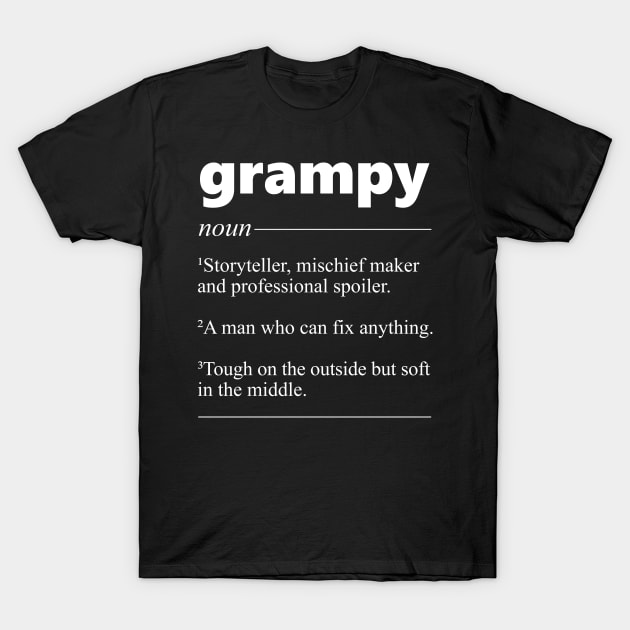 Grandpa Definition Funny Gift for Grandpa T-Shirt by magazin